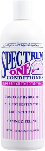 Chris Christensen Spectrum One - Acondicionador para perros, pelaje grueso y áspero, arregla como un profesional, repara y protege, mantiene la
