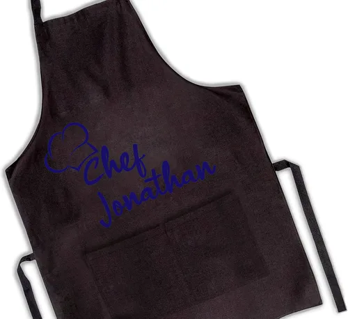 Miniatura 4 de Delantal de chef personalizado, delantal para mujeres u hombres con bolsillos, delantales de cocina para mujeres, delantal de chef para hombres