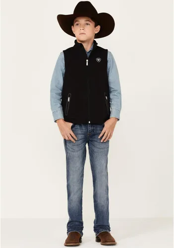 Miniatura 2 de Ariat Unisex Youth New Team Softshell Chaleco, Negro