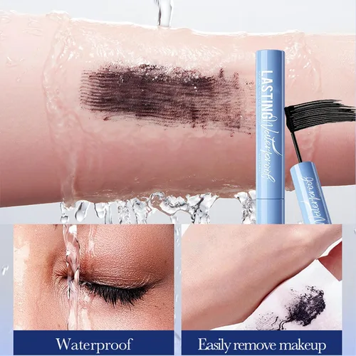 Miniatura 6 de Máscara negra para pestañas cortas finas y mujeres mayores, a prueba de manchas, sin grumos, rizado natural, cepillo ultrafino que cuida cada