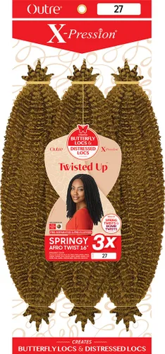 Miniatura 4 de Outre X-Pression Trenza Sintética - 3X SPRINGY AFRO TWIST 16 (27)