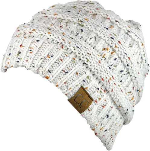 Miniatura 491 de C.C Trendy Warm Chunky Soft Stretch Cable Knit Beanie