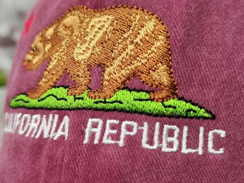 Miniatura 3 de Hepandy Sombreros bordados de California Bear