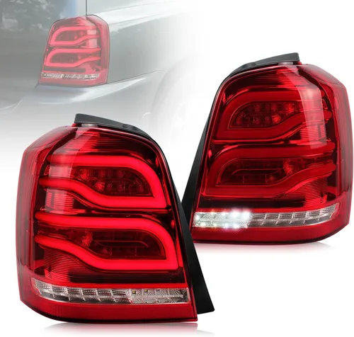 VLAND Luces Traseras LED Rojas Compatibles con Toyota Highlander 2001-2007 con Función de Marcha Atrás, Funcionamiento, Freno y Giro, Lámparas