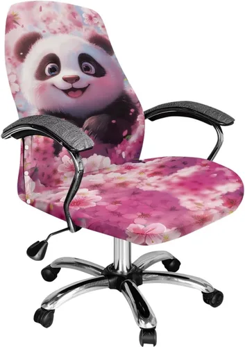 Miniatura 37 de Funda para silla de oficina de mármol morado, lavable, funda para silla de escritorio, fundas para silla de computadora para silla giratoria, silla