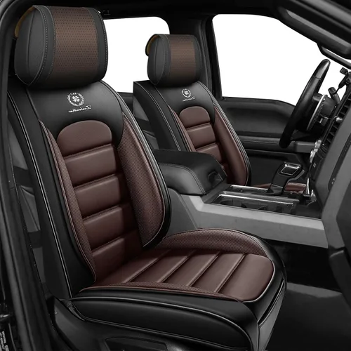 Miniatura 23 de Juego completo de fundas de asiento de automóvil para GMC Sierra 1500/2500/3500 Denali SLT AT4 AT4X Base Fundas de asientos 2008-2025, Protectores
