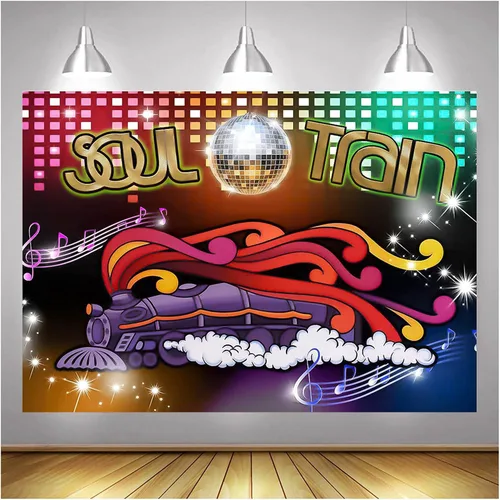 Miniatura 3 de Fondos de fotografía con temática de fiesta de baile de discoteca de los años 70 y 80, fondo de fotos de neón brillante de los años 70, accesorios