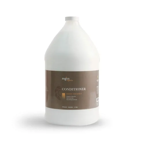 Zogics Acondicionador orgánico para el cabello, acondicionador profundo hidratante con ingredientes naturales como miel en polvo, aloe vera,