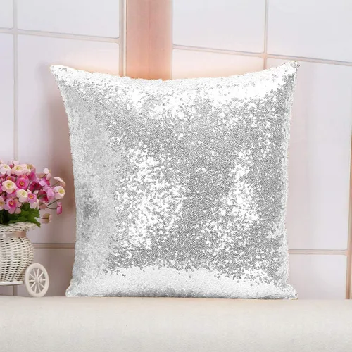 Miniatura 12 de ShinyBeauty Fundas de almohada negras de 12 x 20 pulgadas, juego de 2, funda de almohada rectangular, funda de almohada de lentejuelas de tela