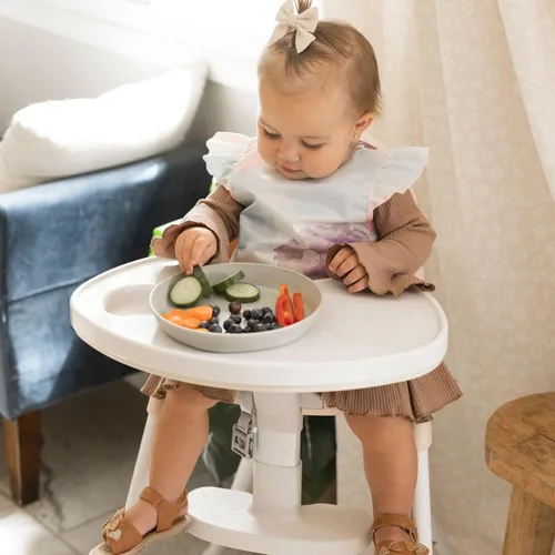 Miniatura 7 de Tiny Twinkle Baberos a prueba de derrames para bebés para comer Baberos impermeables y lavables para niños pequeños con bolsillo recogetodo