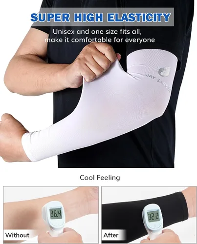 Miniatura 3 de Arm Sleeves for Men Women Kids 3 Pairs, Compression Sleeve Cover Arms, Tattoo Cover-up Sun Sleeves UV Protection-1