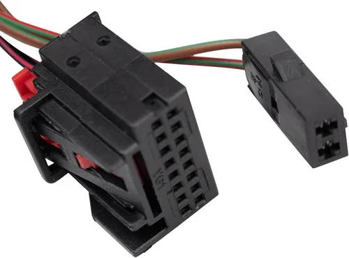 Miniatura 5 de TRQ Conjunto de espejo lateral del pasajero, señal de giro con calefacción eléctrica, punto ciego, plegable, pintura negra lisa para combinar