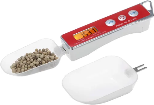 Báscula de cuchara, escala digital de cuchara medidora electrónica, báscula de cuchara de cocina para el hogar, báscula de alimentos con función de