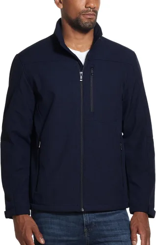 Miniatura 10 de Chaqueta impermeable de peso medio, tela Softshell resistente al agua y al viento, tallas S a 3XL, para hombre