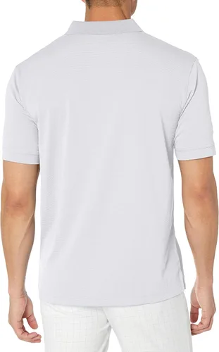 Miniatura 2 de Callaway Polo de golf elástico de manga corta para hombre, absorbe la humedad, protección solar (disponible en tallas grandes y altas)