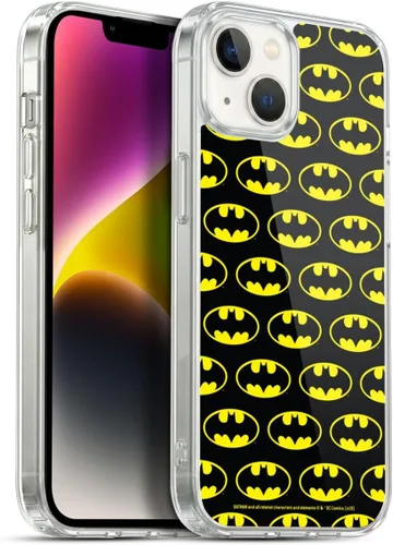 Miniatura 329 de Head Case Designs Funda de gel con licencia oficial de Batman DC Comics Bat Signal Logos [protección de grado militar] compatible con Apple iPhone 7