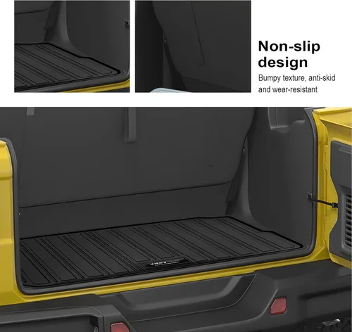 Miniatura 3 de Alfombrilla de carga y respaldo de TPE para todo clima para Jeep Wrangler JK 4 puertas 2007-2018 Accesorios
