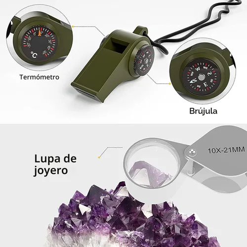 Miniatura 6 de INCLY Kit de 15 martillos de geología, martillo de 32 onzas y 3 cinceles de excavación para caza de rocas, equipo de minería y prospección de oro