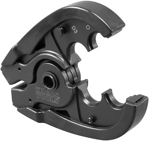 Miniatura 5 de Klein Tools BAT20-7T12 - Mandíbula de prensado, con matriz fija O y cabezal de ranura D3 para uso con crimpadora de cables a batería de Klein Tools