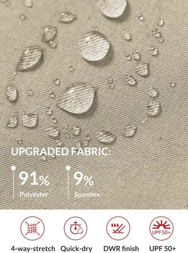 Miniatura 5 de BALEAF Pantalones cortos de 15 pulgadas de largo para mujer, pantalones cortos capri por debajo de la rodilla, ligeros, de secado rápido, cintura