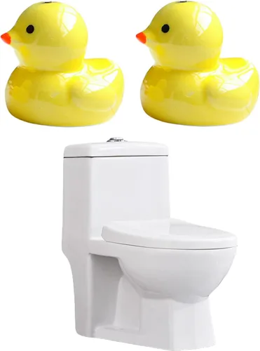 Miniatura 15 de WANSHUNLMI Tapones de pernos de inodoro de hongo rojo, tapas de pernos de inodoro altos de hongo de cerámica, bonita decoración de baño, fácil Rojo
