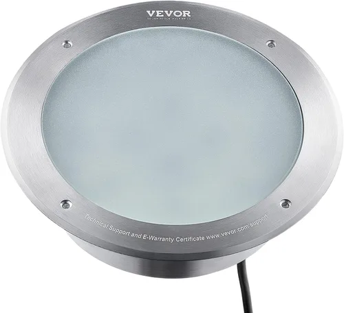Miniatura 11 de VEVOR Luz LED para piscina, 120 V CA 40 W, 10 pulgadas RGBW que cambia de color bajo el agua, incluye cable de 100 pies y control remoto