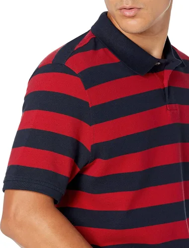 Miniatura 4 de Tienda Essentials - Camiseta polo de algodón de piqué de ajuste regular para hombre disponible en tallas para hombres grandes y altos
