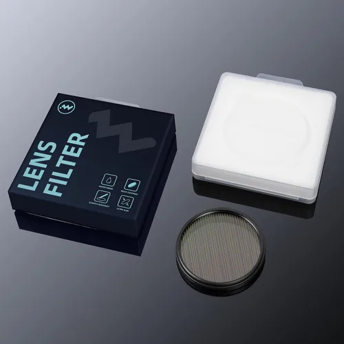 Miniatura 7 de Walking Way Filtro de rayas doradas variables de 1.929 in, efecto anamórfico ajustable de 360° con vidrio óptico multicapa de 24 capas que crea Oro
