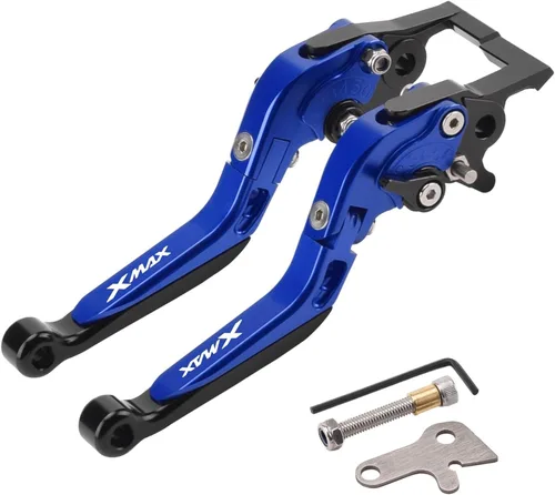 Miniatura 22 de Palancas de embrague de freno ajustables para motocicleta, cerradura de manija de estacionamiento para Yamaha Xmax 125 250 300 400 XMAX250 XMAX300