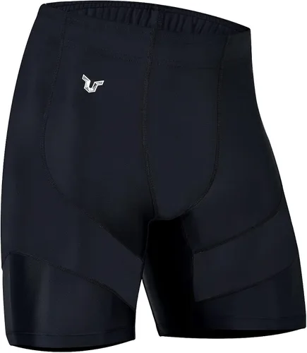 Miniatura 4 de HUGE SPORTS Pantalones cortos de natación de compresión para hombre, pantalones cortos de natación de secado fresco y seco, pantalones cortos