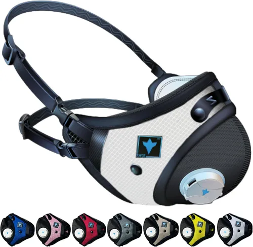 Miniatura 16 de RZ Mask RZM3 - Patented Dust Mask w/ 99.9% Carbon Filtration, Anti Fogging, 360° Seal with 3 Straps, 50% Better Breathability Amarillo