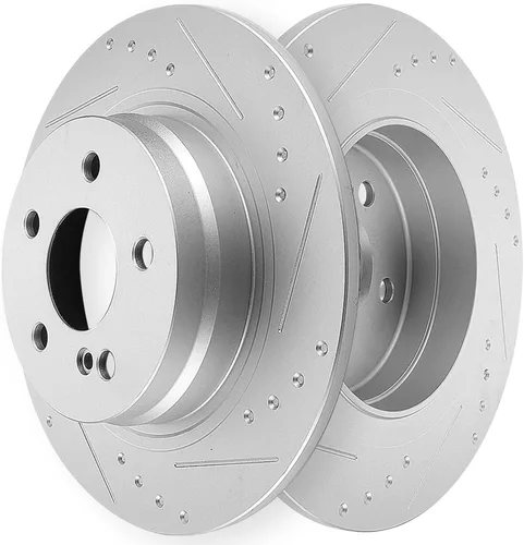 Miniatura 32 de SCITOO Rotores de freno traseros, 2 kits de frenos para Acura Integra 1990-2001, Honda Civic 1992-1995 1999-2000, para Civic del Sol 1993-1997, CRX