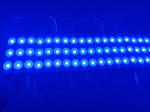 Miniatura 2 de Q QINGCHEN Módulo LED azul DC12V 1.32W módulo tira de luz para letreros de publicidad de letras con cinta adhesiva en la parte trasera