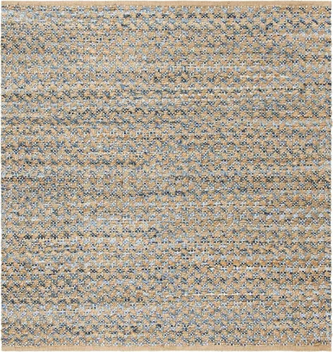 Miniatura 9 de SAFAVIEH Alfombra de área de 8 x 10 pies – Colección Cape Cod – Grande – Rojo y natural, yute trenzado hecho a mano, ideal para sala de estar