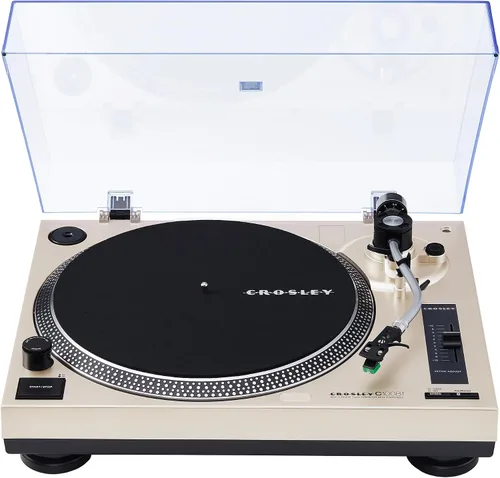 Miniatura 20 de Crosley KT100BT-CP - Sistema estéreo de tocadiscos Bluetooth con altavoces, champán