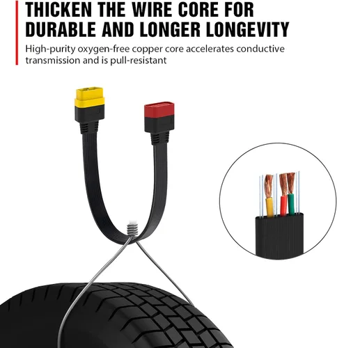 Miniatura 7 de Cable de extensión OBD2, herramienta profesional de escaneo de diagnóstico automotriz, cable de extensión completo de 16 pines para escáner ODBII