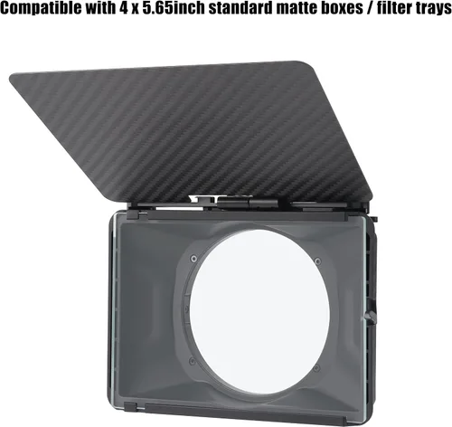 Miniatura 3 de FOTGA - Filtro de difusión negro de 4 x 5.65 pulgadas, filtro cuadrado de efecto cinematográfico de ensueño, ultra delgado, vidrio óptico HD
