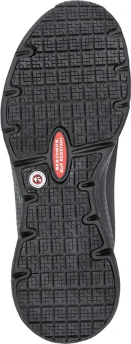 Miniatura 6 de Skechers Arch Fit Work Serena, para mujer, punta suave, antideslizante, perfil bajo, zapato de trabajo deportivo de cierre slip on