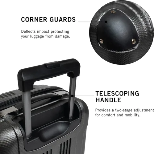 Miniatura 5 de Kenneth Cole Reaction Out Of Bounds - Equipaje de transporte vertical, Carbón), 5709488