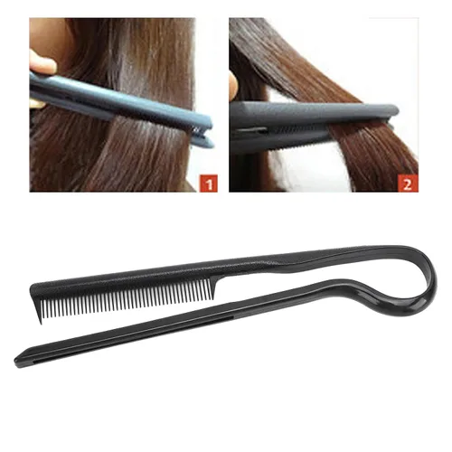 Miniatura 5 de Peine alisador de cabello, 10 unidades, en forma de V, alisador de pelo, peine alisador para peluquería nudosa, hogar, mujeres y niñas