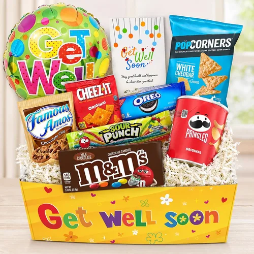 Miniatura 2 de Cesta de regalo PARA RECUPERARSE, paquete para niños unisex, niño o niña, paquete de cuidado, que te mejores pronto para el hogar u hospital después