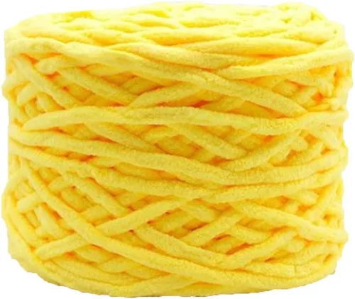 Miniatura 22 de Hilo de felpilla grueso y esponjoso, color negro, grueso, lavable, suave y cálido, hilo de punto a mano, hilo accesorio, 5.64 oz