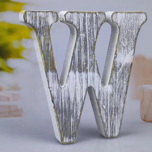 Miniatura 29 de Letras de madera de 8 pulgadas, letras de madera rústica sin terminar para decoración de pared, letras decorativas en pie, cortes de letras, letrero