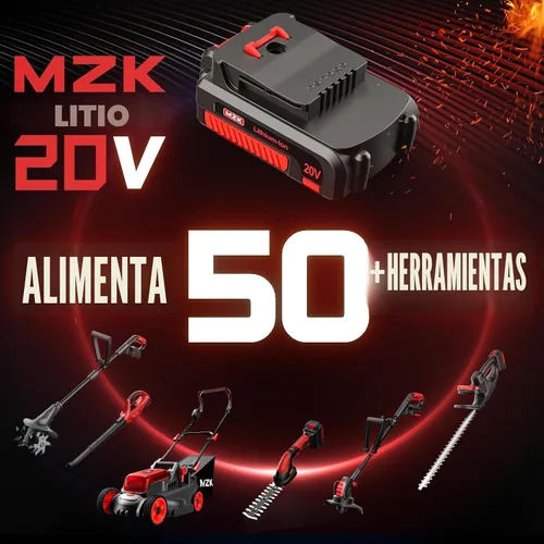 Miniatura 7 de MZK Soplador de hojas inalámbrico, soplador eléctrico de 20 V con batería para el cuidado del césped, soplador de hojas eléctrico ligero para soplar
