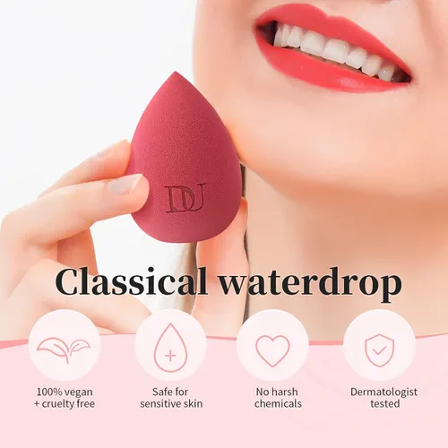 Miniatura 2 de DUcare Esponjas de maquillaje Esponja de maquillaje para mezclar bases líquidas, polvos y cremas