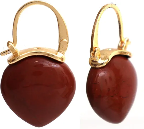 Miniatura 3 de Gempires Aretes Colgantes de Gemas Hechos a Mano, Aretes de Cristal Minimalistas y Simples, Joyería Hipoalergénica, Chapados en Oro, Diseño Clásico