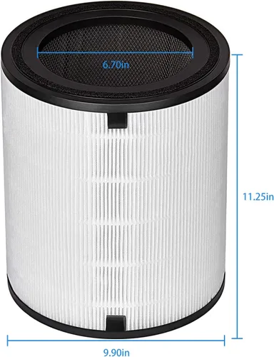 Miniatura 6 de para LEVOIT LV-H133 - Juego de filtros de repuesto para purificador de aire - Filtros de carbón verdadero y activado - Compatible con el juego