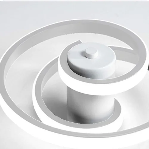 Miniatura 5 de Xuthusman Lámpara de techo moderna LED de acrílico para sala de estar, dormitorio, lámpara de montaje empotrado, elegante accesorio de pasillo de 19