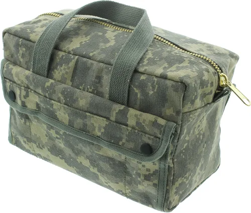 Bolsa de herramientas de lienzo resistente, bolsa de transporte de campo militar, bolsa de almacenamiento de suministro de propósito general para