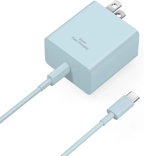 Miniatura 11 de Cargador USB C súper rápido, cargador tipo C bloque de carga rápida con cable tipo C a C de 6 pies para Galaxy S25 Negro